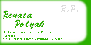 renata polyak business card
